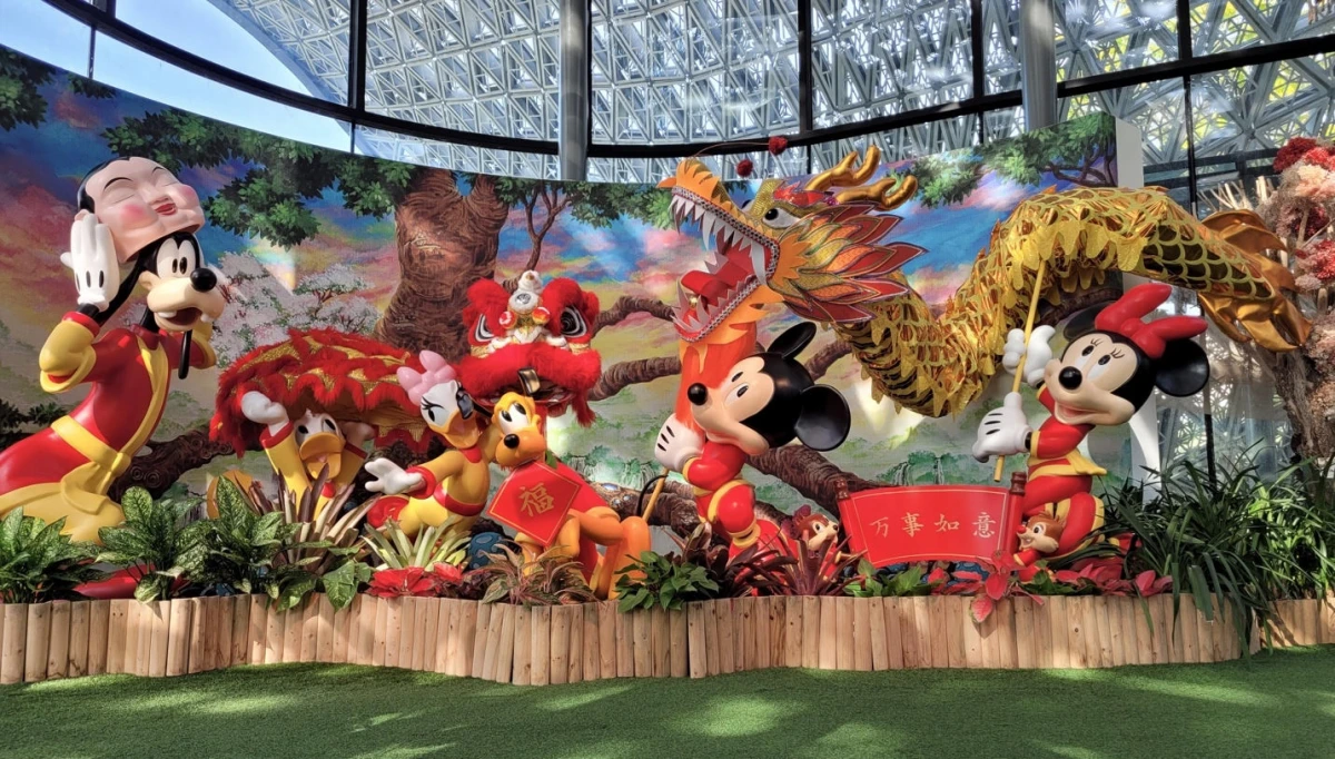 Floral Fantasy Mickey Mouse displays Singapore