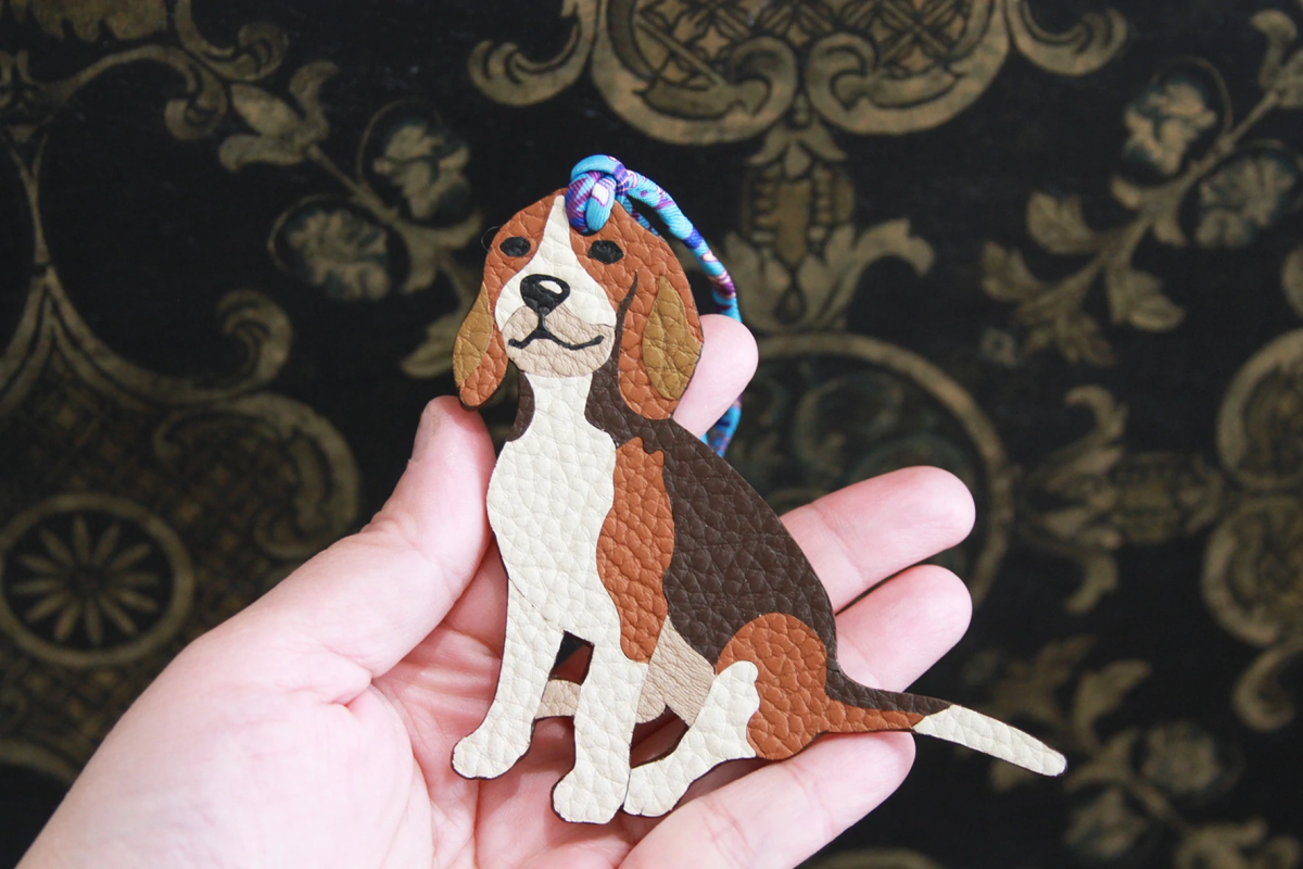 Woofer&Purrlensky customised leather pet charms Singapore