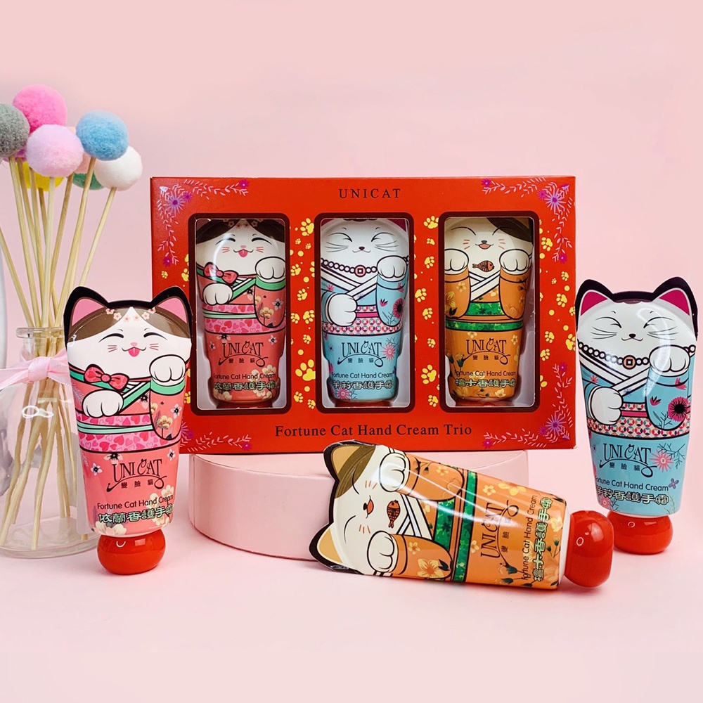 UNICAT Face-Changing Cat Hand Cream Gift Box