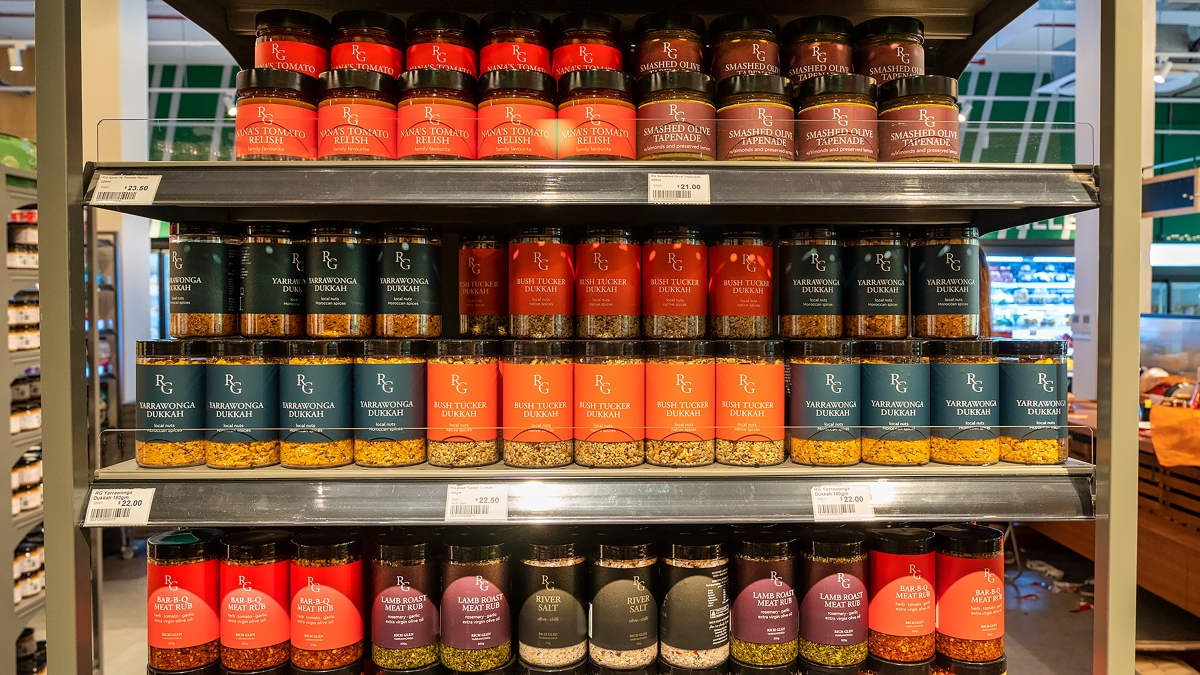 Tomato relish dukkah and other condiments at Surrey Hills Grocer