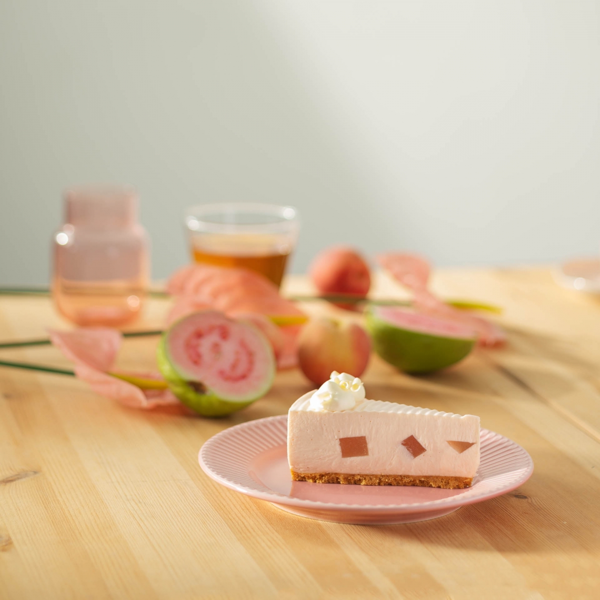 Pink Guava & Peach Cheesecake at Starbucks Singapore