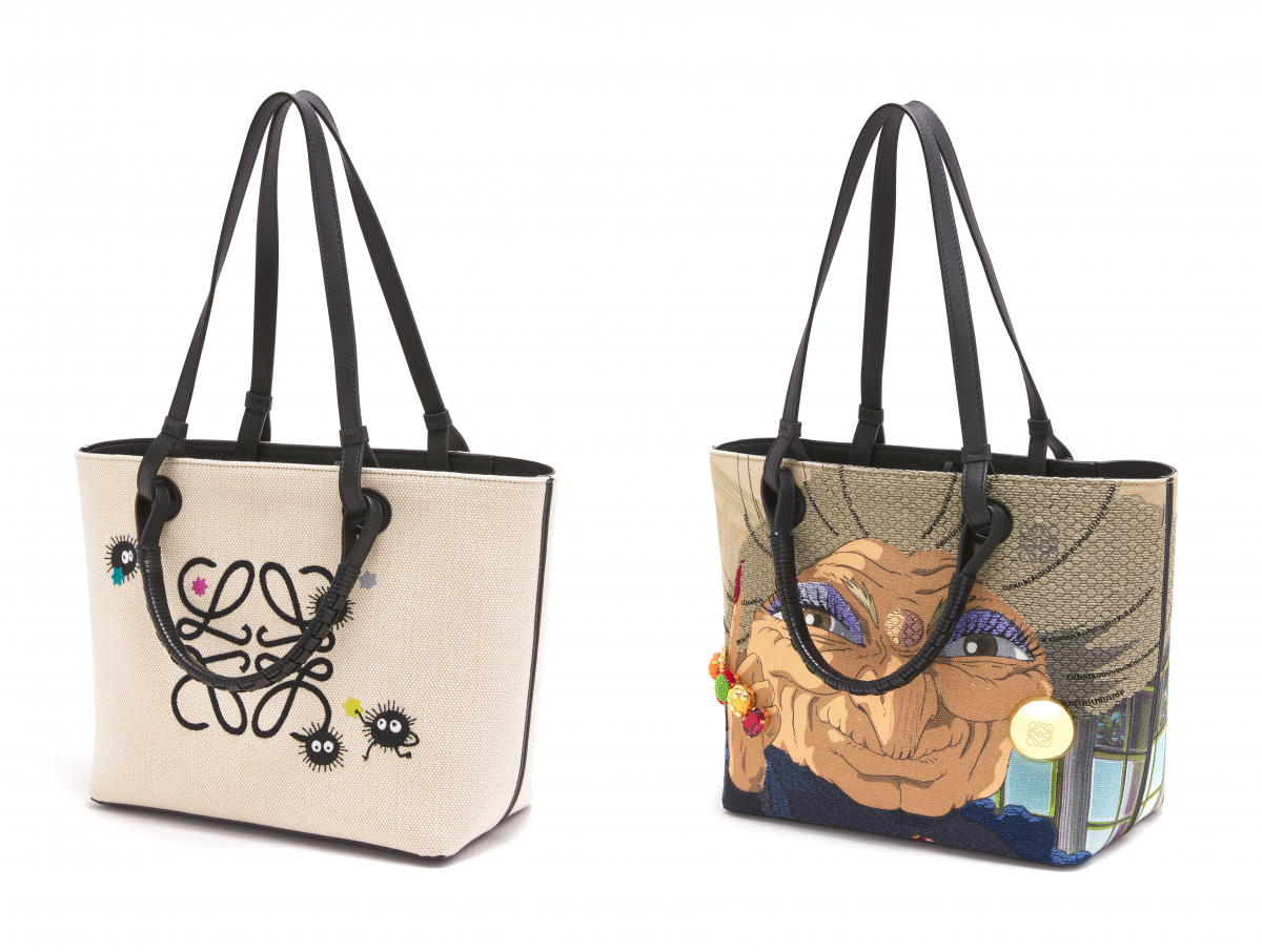 LOEWE x Spirited Away Anagram Tote bags