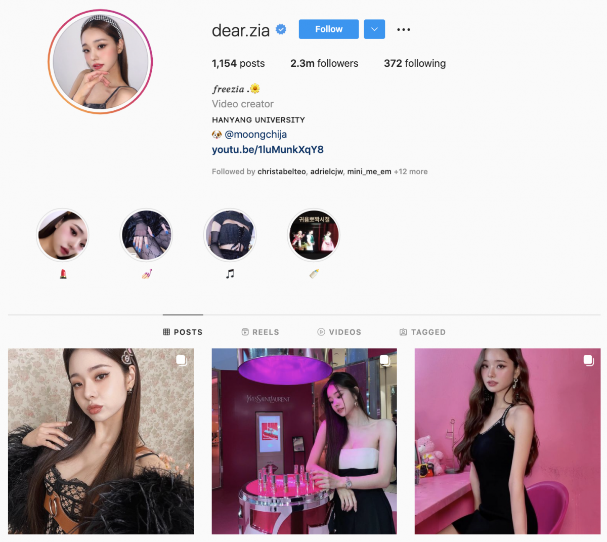 Song Ji A's Instagram feed