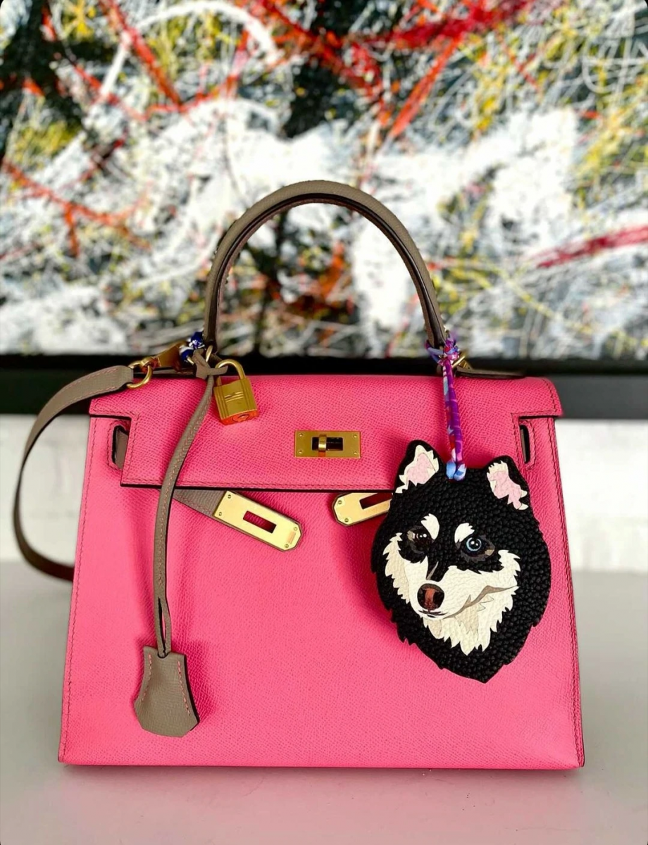 Woofer&Purrlensky customised leather pet charms Singapore