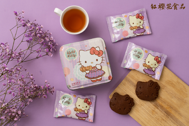 Red Sakura Hello Kitty Cookies Singapore