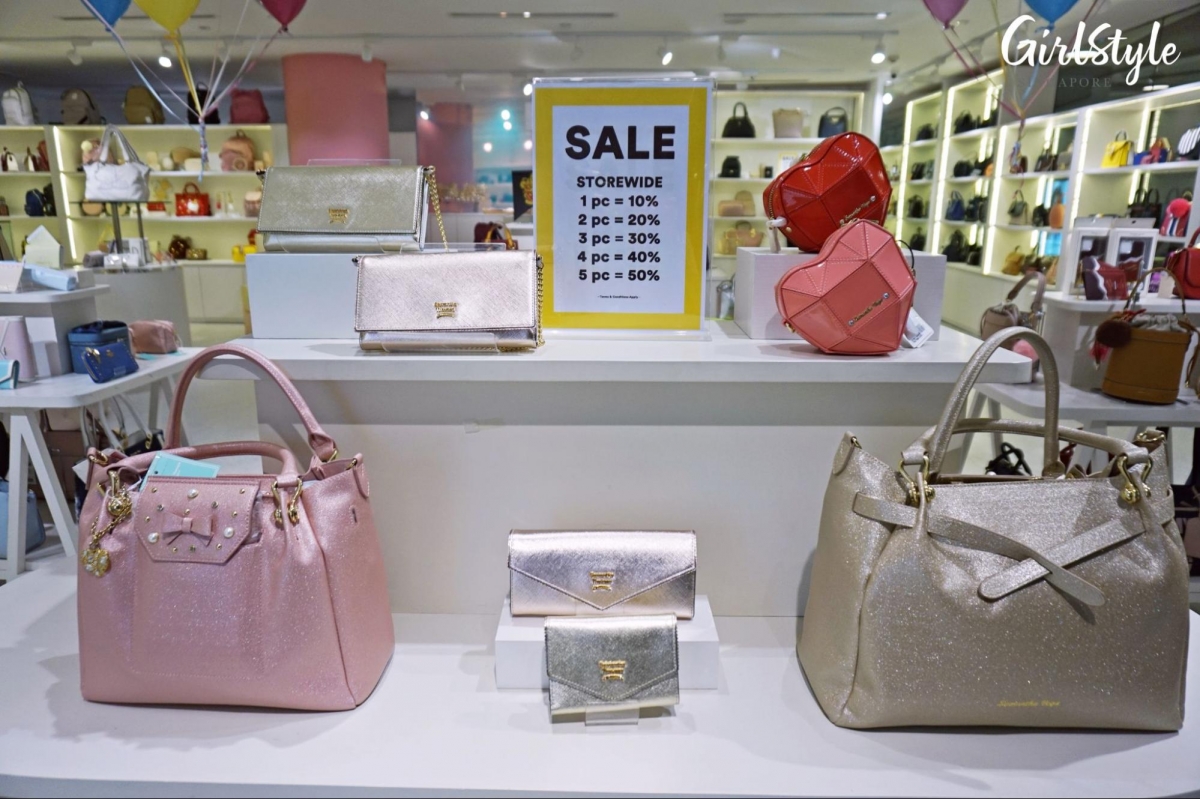 Samantha Thavasa Singapore closing down sale