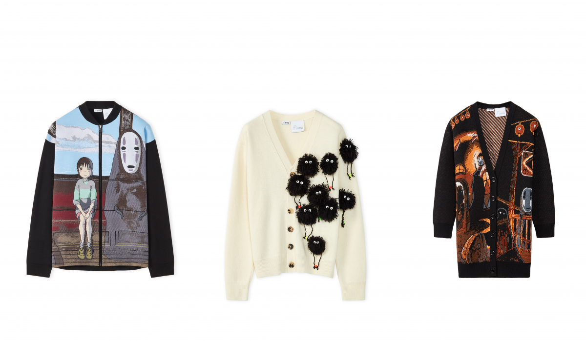 LOEWE x Spirited Away Cardigans