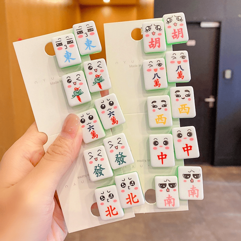 These MahjongThemed Hair Accessories Are Perfect For Mahjong