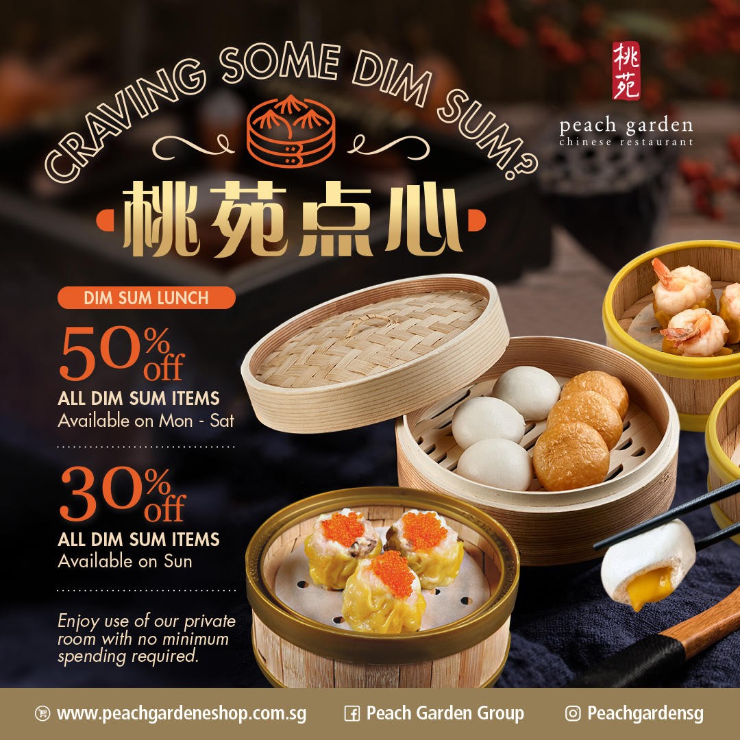 Peach Garden Dim Sum Promotion