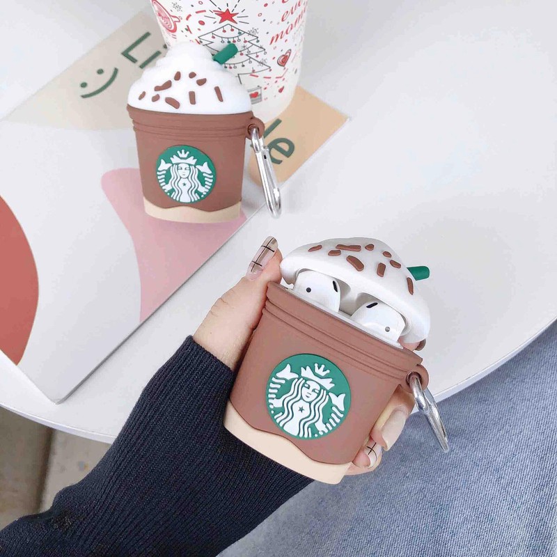 Starbucks mocha cream drink AirPods case