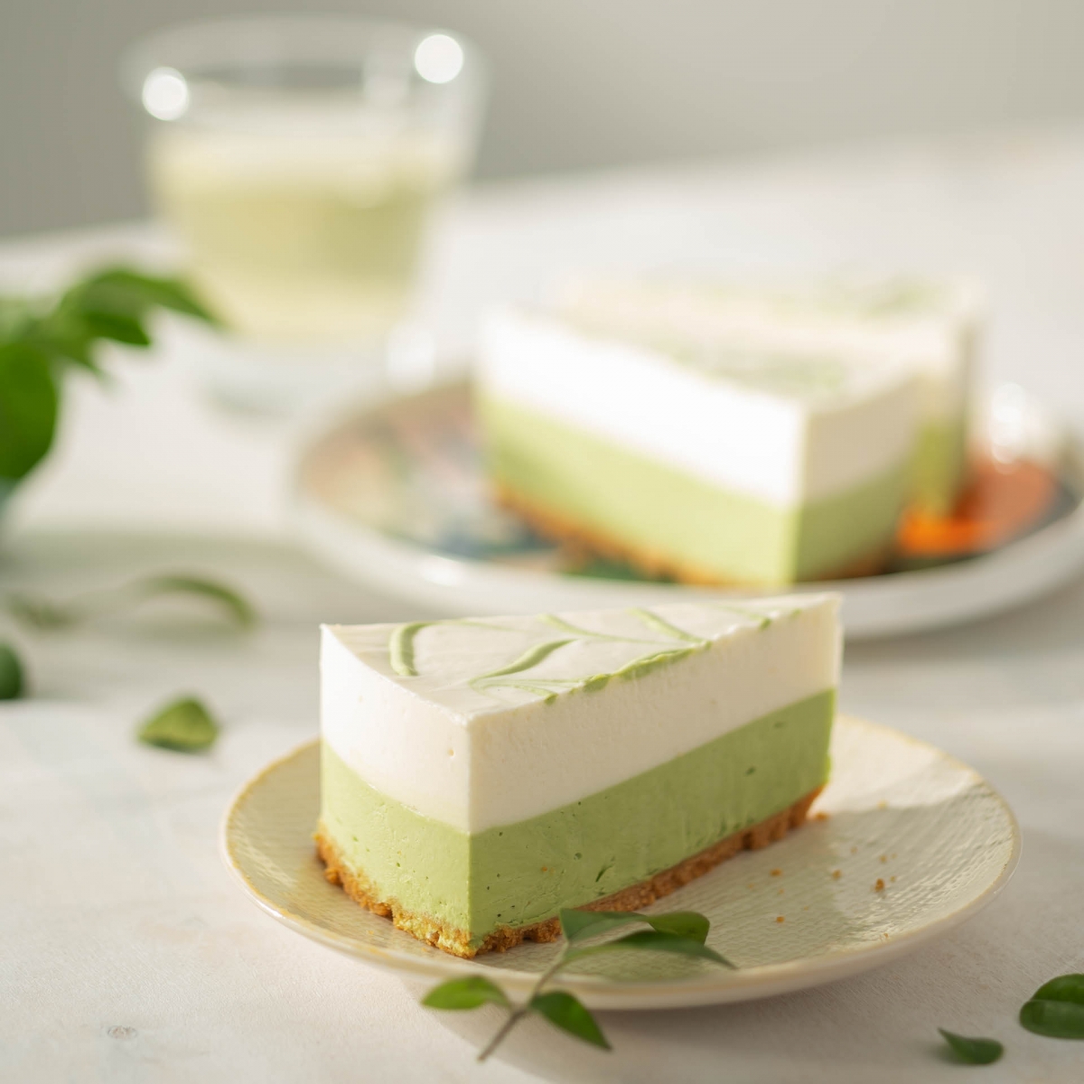 Less Sweet Soy Green Tea Cheesecake at Starbucks Singapore
