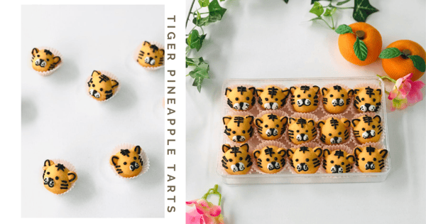 Singapore Bakery Has Cute Tiger-Shaped Pineapple Tarts To Welcome The Year Of The Tiger This CNY 2022