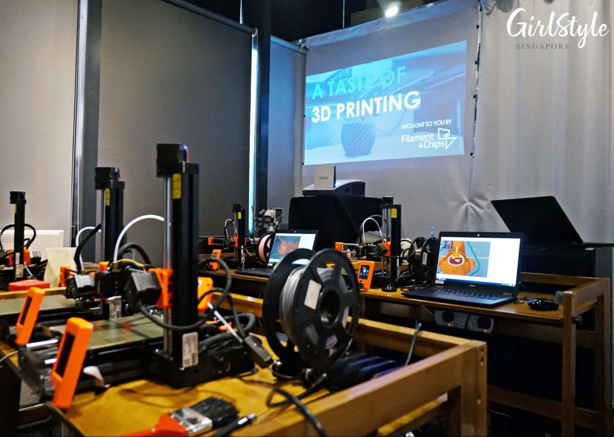 3D printing workshop in Singapore by Filament & Chips
