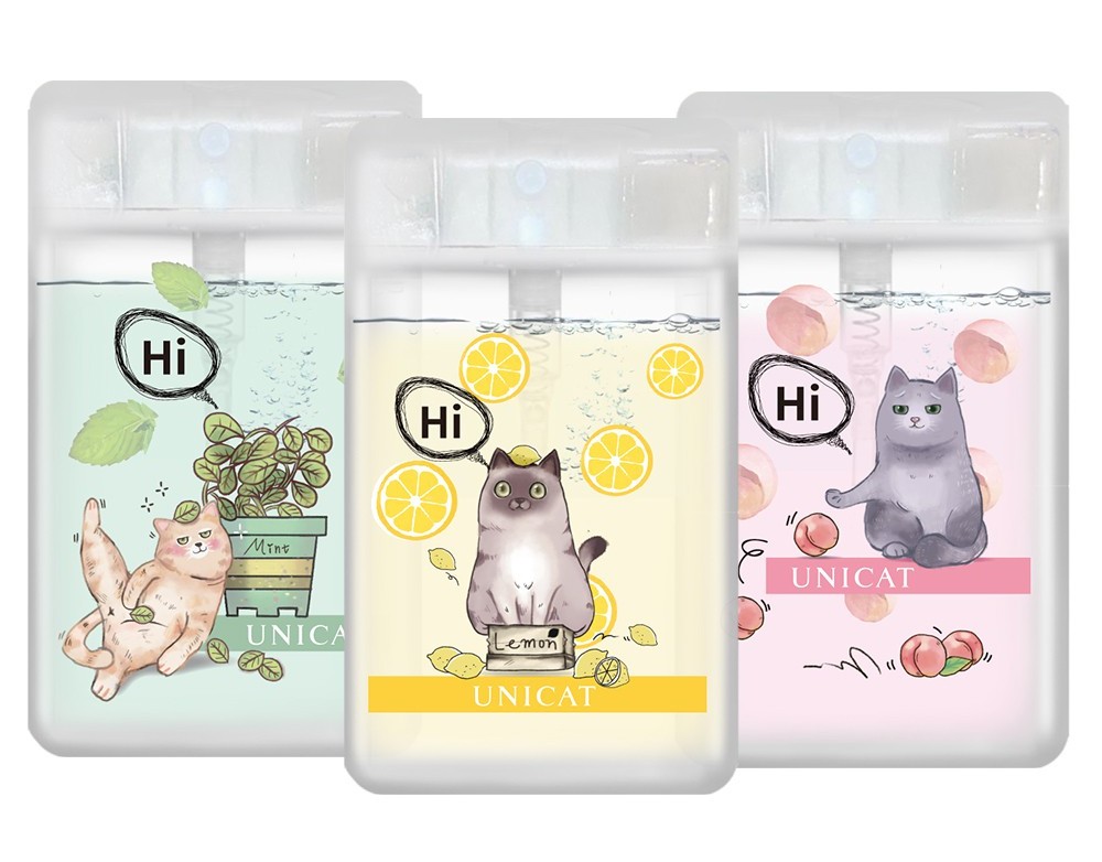 UNICAT Fresh Breath Spray Peach Mint and Lemon