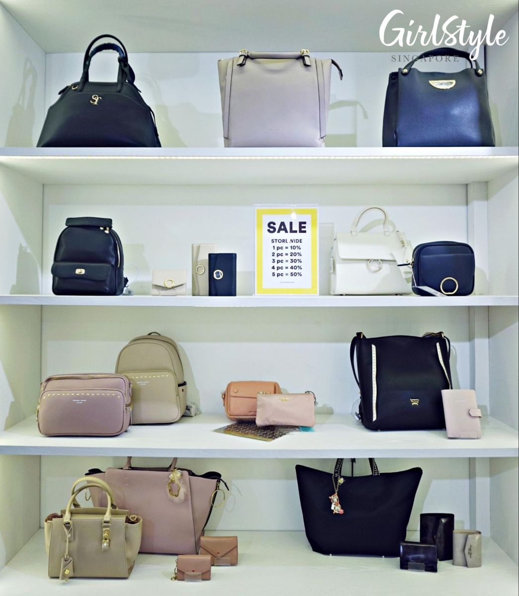 Samantha Thavasa Singapore closing down sale