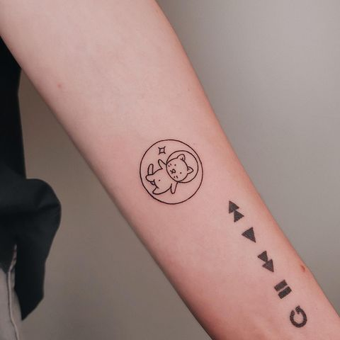 Cat tattoos in Singapore by Deck Ward