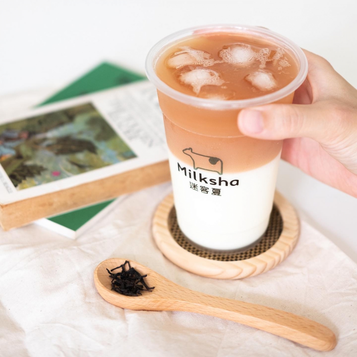 Ruhuna tea latte at Milksha Singapore