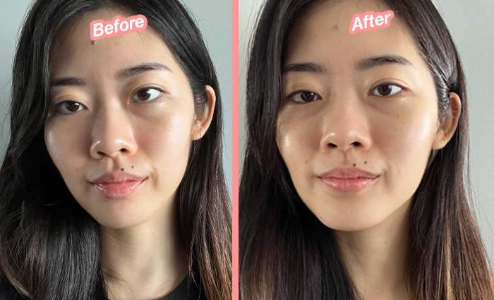 After a week of using the ampoule, my skin felt much smoother.