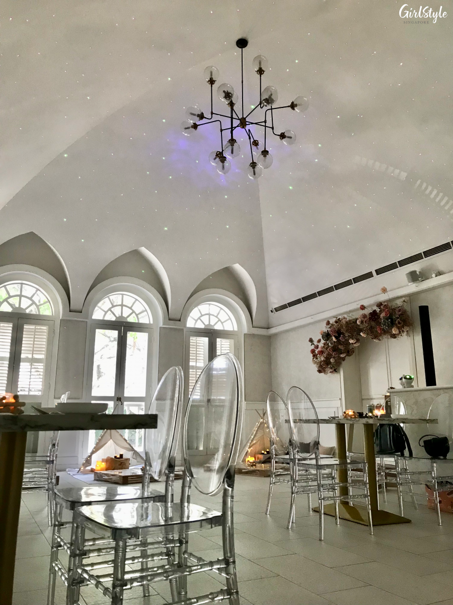 The Secret Patio Indoor Planetarium Campfire Night pop up dining in Singapore