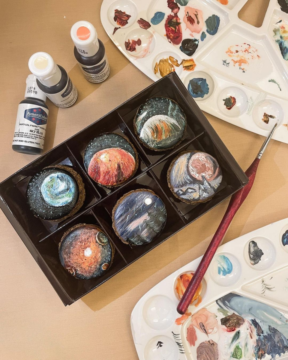 Macaron art jamming at The Art Nooq Singapore