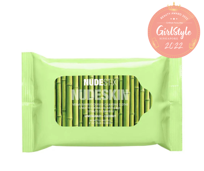 NUDESTIX Nudeskin Vegan Bamboo Derived Cleansing Cloths, $45 for 60pcs.