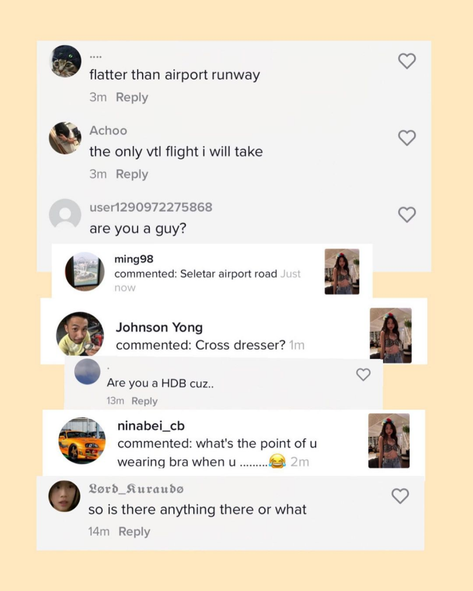 Chrysan Lee calls out guys who ridicule her small boobs