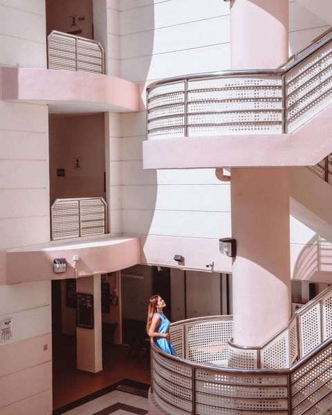 Joo Chiat CC Singapore - pastel pink building