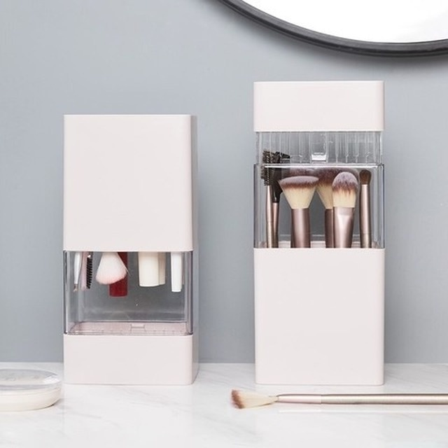 Makeup brush drying rack storage box in Singapore