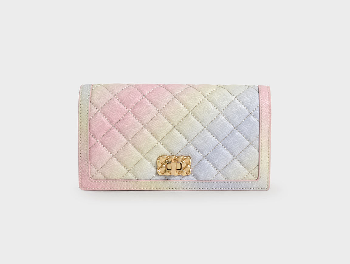 Charles & Keith Micaela Quilted Phone Pouch