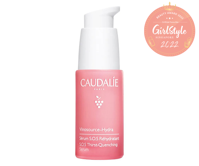Caudalie Vinosource-Hydra S.O.S Thirst Quenching Serum, $60 for 30ml.