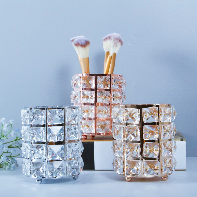 Crystal makeup brush holder in Singapore