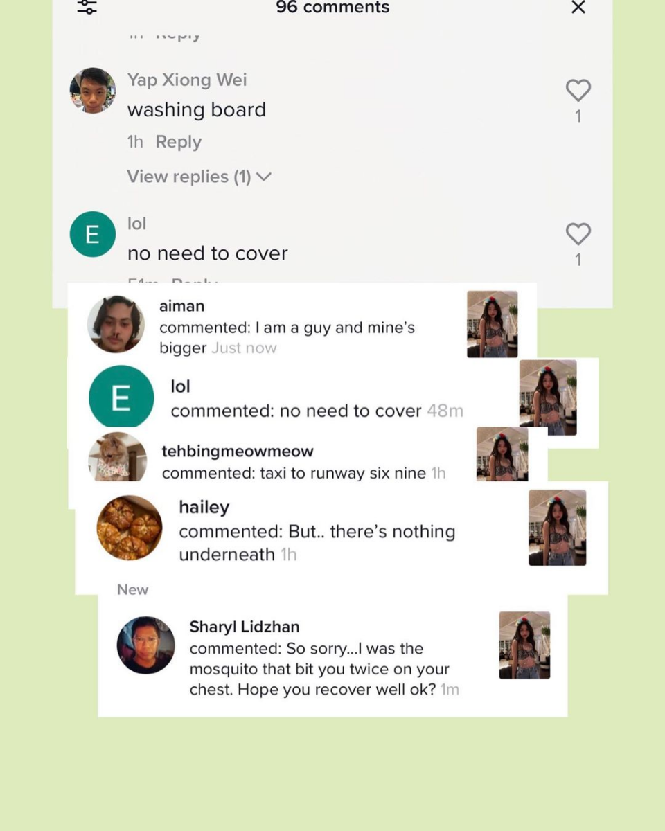 Chrysan Lee calls out guys who ridicule her small boobs