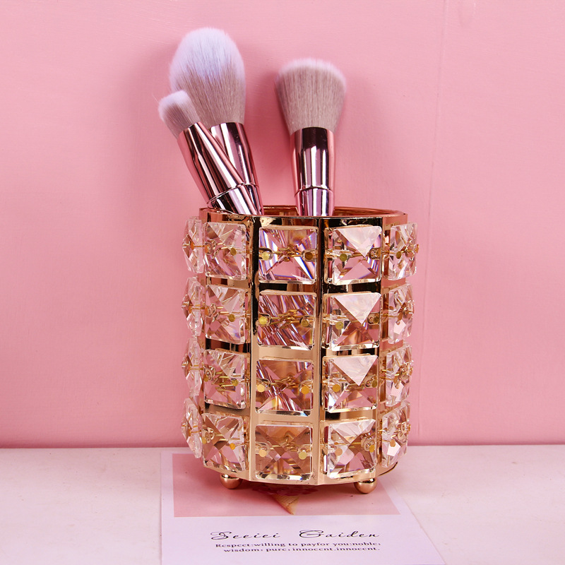 Crystal makeup brush holder in Singapore
