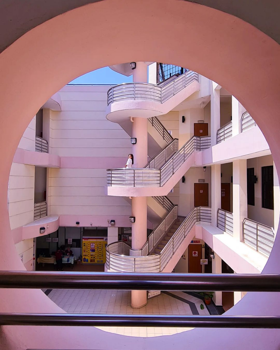 Joo Chiat CC Singapore - pastel pink building