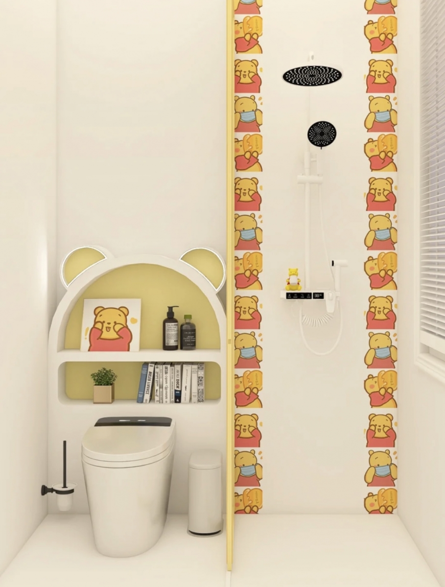 Winnie-the-Pooh themed bathroom