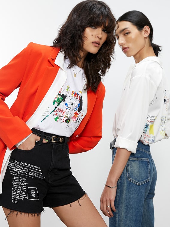 Pomelo Jean-Michel Basquiat Sustainable Graphic Tees