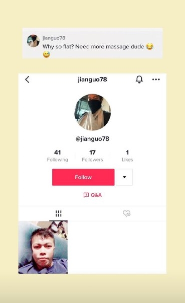 Chrysan Lee calls out guys who ridicule her small boobs