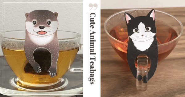 Japanese Brand Has Over 20 Cute Animal-Themed Teabags For Cafe-Style Drinks At Home, Avail. In Singapore