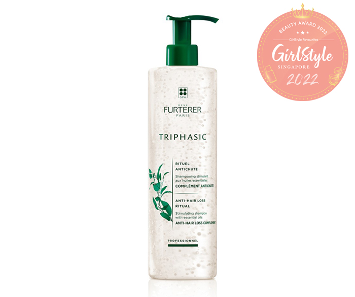 Rene Furterer Triphasic Shampoo, $60 for 600ml.