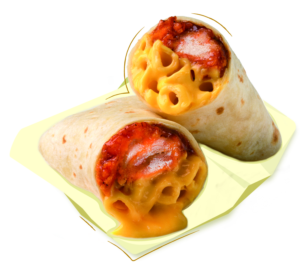 7-SELECT BBQ Chicken Mac and Cheese Wrap