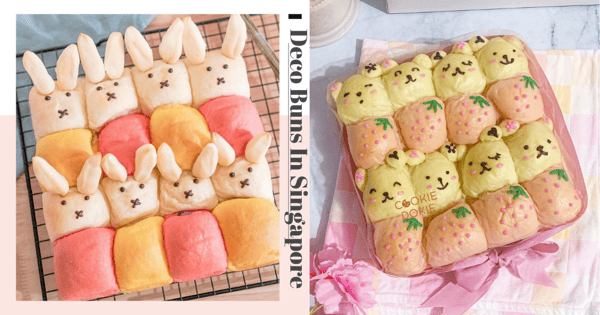 Singapore Baker Makes Cute Japanese-Style Deco Milk Buns & Pull-Apart Bread At Affordable Prices