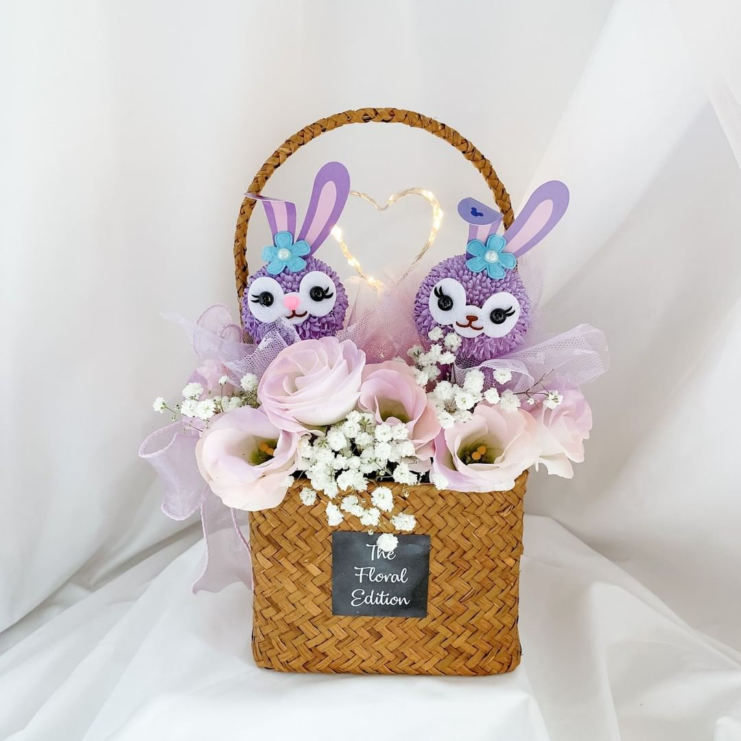 The Floral Edition Singapore - Stella Lou floral basket