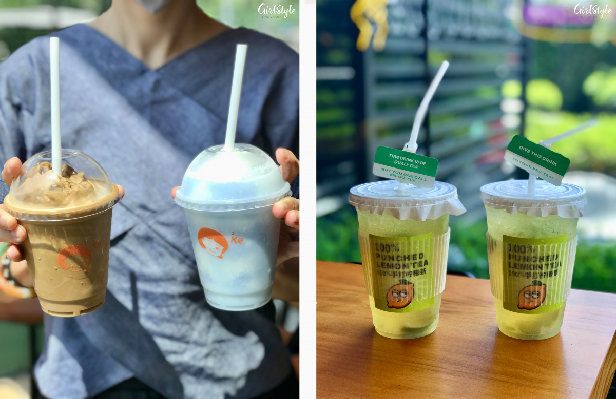 KE Coco Cloud, Kopi Slush and Lemon Punch at Food Junction Great World