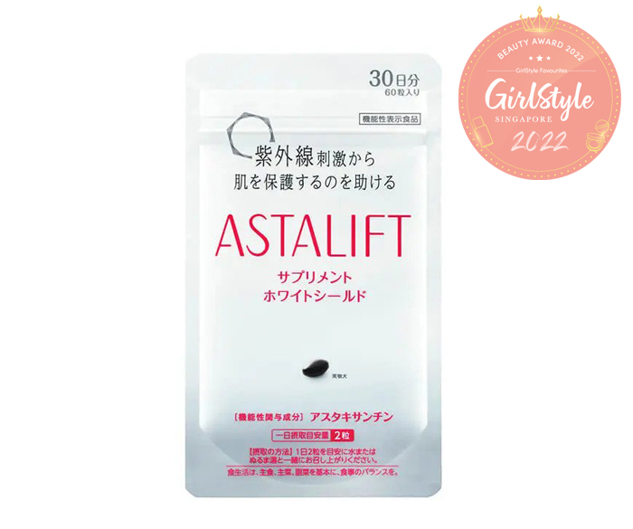 Astalift WhiteShield Supplement, $66 for a pack of 60 tablets.