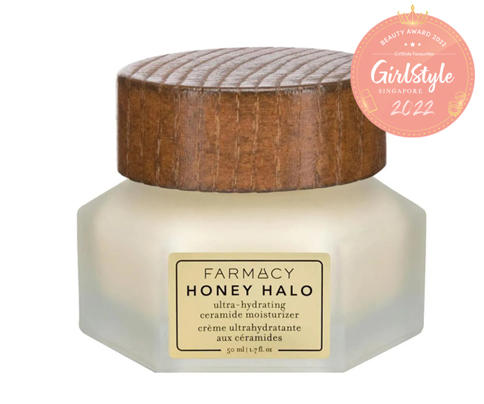 Farmacy Honey Halo Ultra-Hydrating Ceramide Moisturizer, $65 for 50ml.