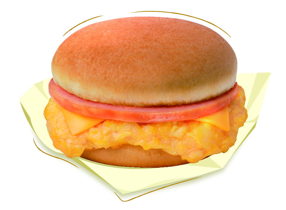 7-SELECT Truffle Scrambled Egg with Chicken Ham Burger