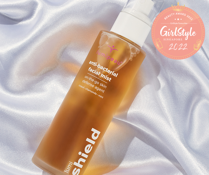 LumiShield Anti-Bacterial Facial Mist, $65 for 100ml.