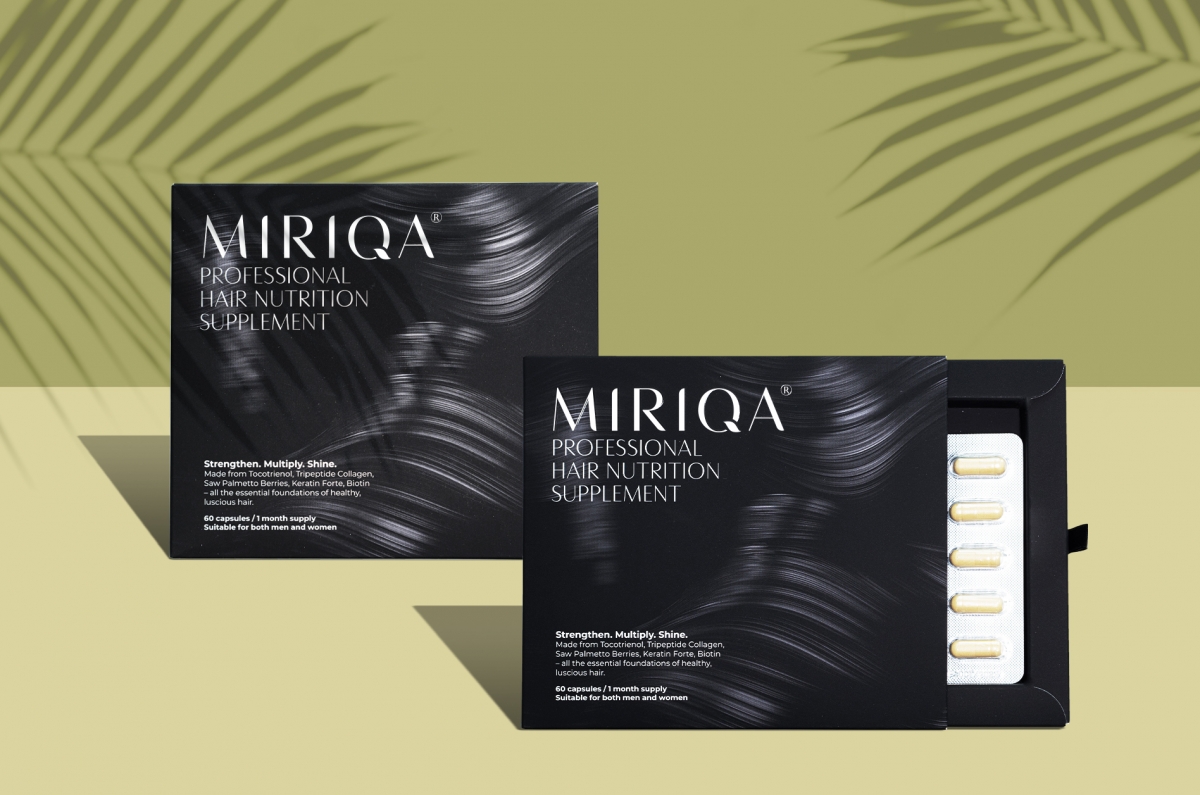 Get 5% off Miriqa® Professional Hair Nutrition Supplement when you purchase 3 boxes or more.