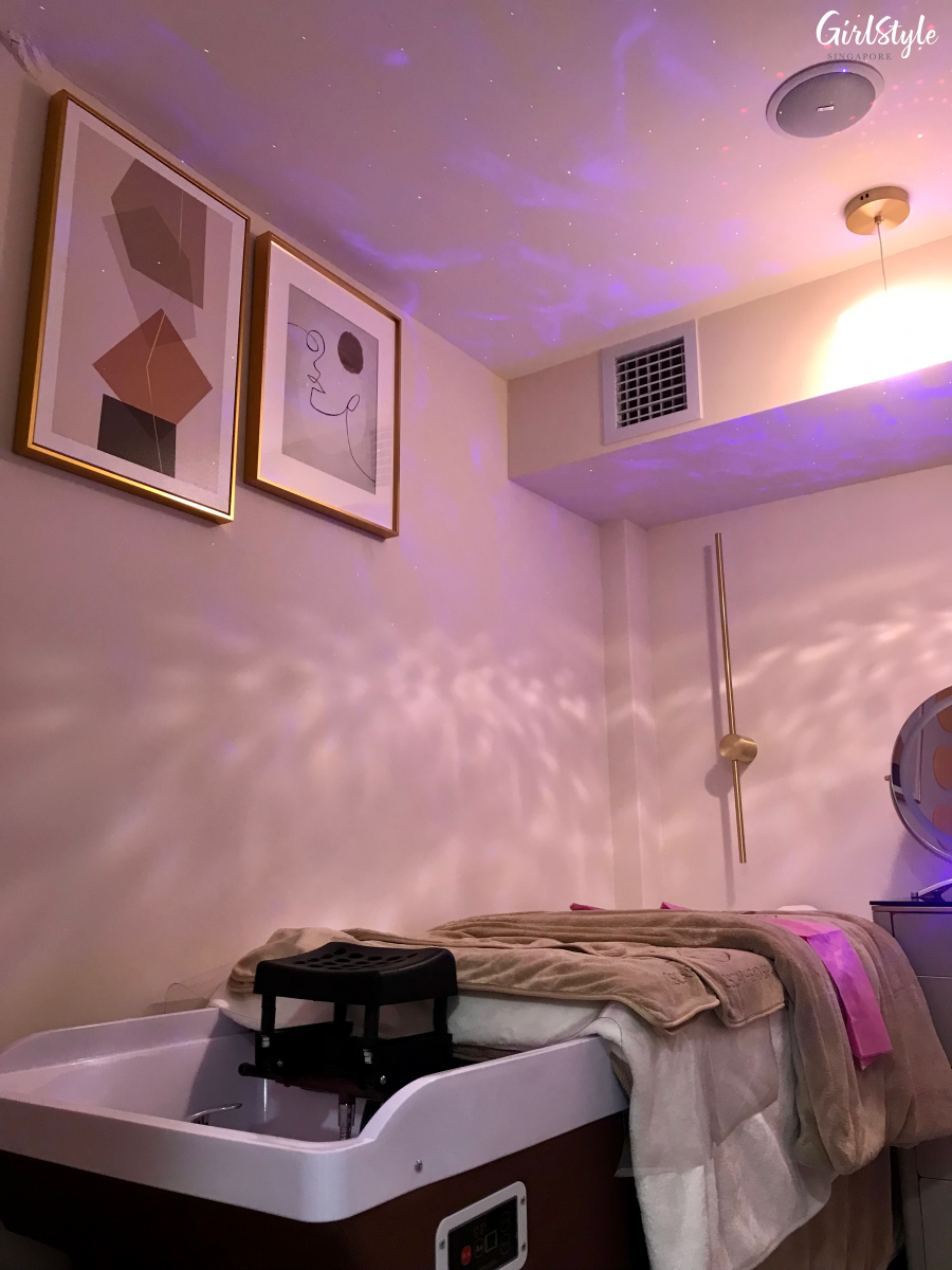 Oscar Head Spa hair & scalp treatment room