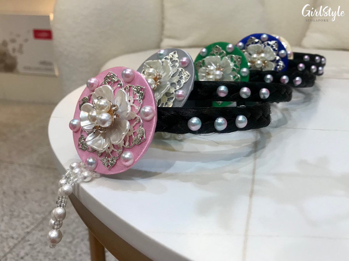 Traditional Korean hair accessories at Oscar Head Spa